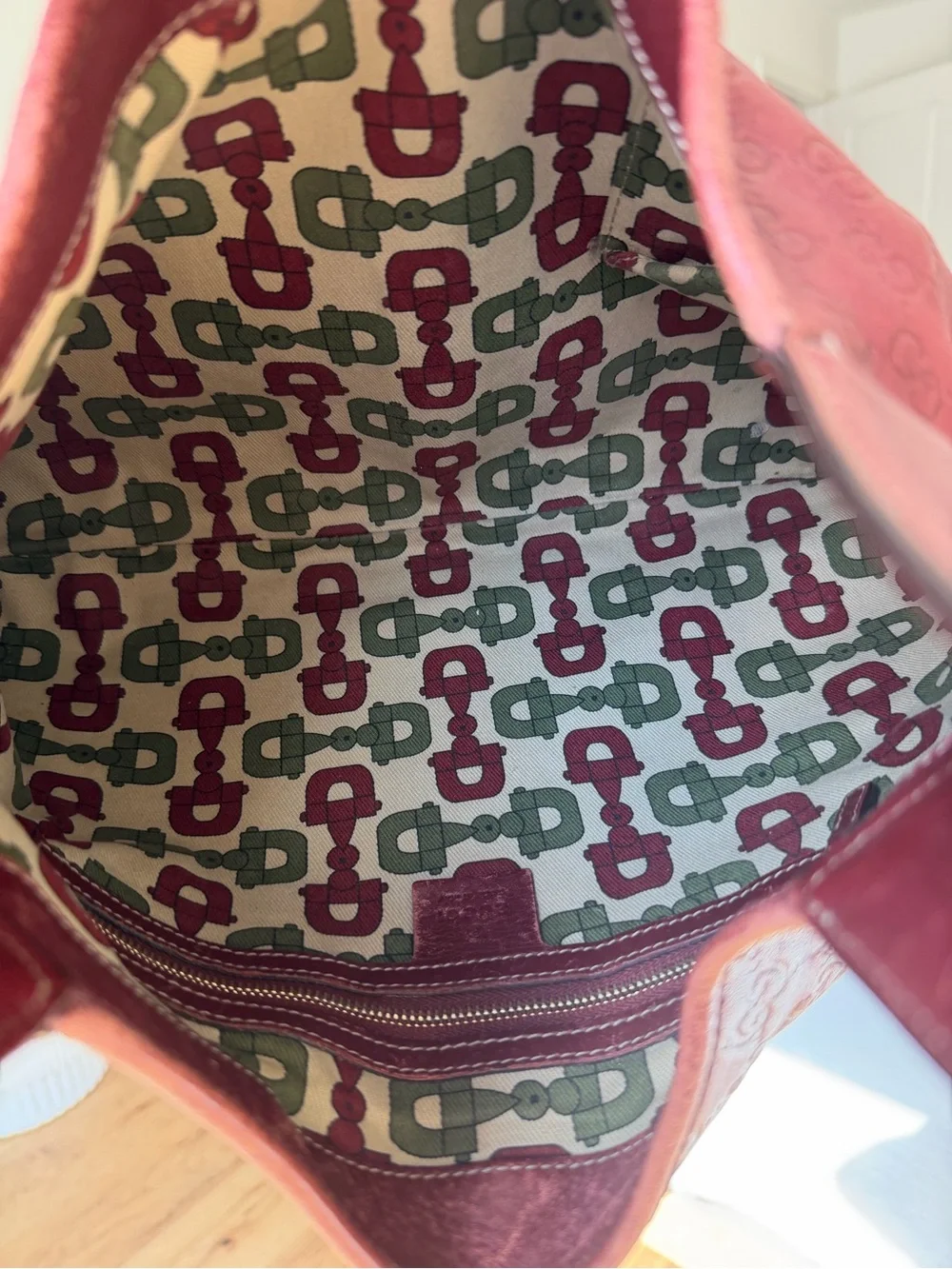 Vintage Gucci Jackie Burgundy Guccissima Leather Hobo Bag | Authentic w/ COA